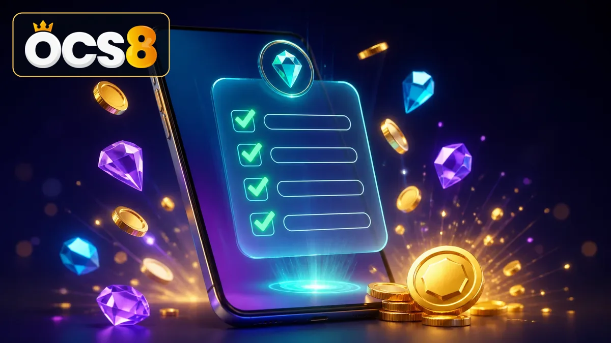 Understanding Daily Missions, Tasks, and In-App Rewards - OCS8 Malaysia